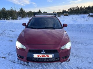 2008 Mitsubishi Lancer X, красный, 750000 рублей, вид 3