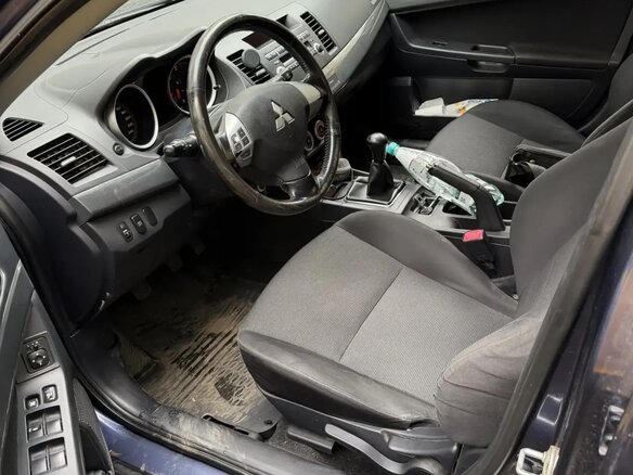 2008 Mitsubishi Lancer X, синий, 850000 рублей - вид 7