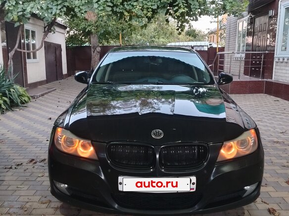 2008 BMW 3 серии 320i V (E90/E91/E92/E93) Рестайлинг, чёрный, 1050000 рублей