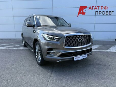 2018 Infiniti QX80 I Рестайлинг 2, серый, 3740000 рублей, вид 3