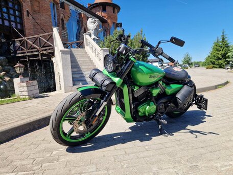 2015 Harley-Davidson Street Rod, зелёный, 710000 рублей, вид 2