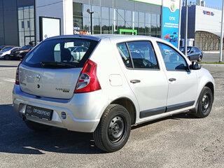 2012 Renault Sandero I, серебристый, 440000 рублей, вид 5