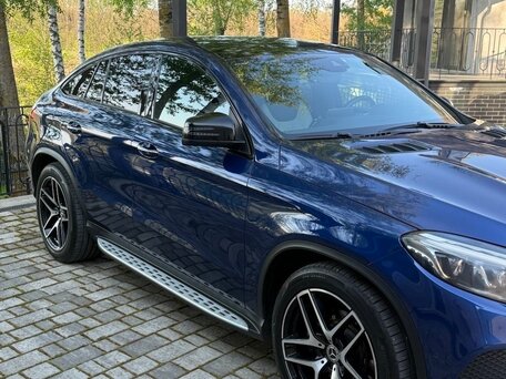 2019 Mercedes-Benz GLE Coupe 350 d I (C292), синий, 4500000 рублей, вид 2