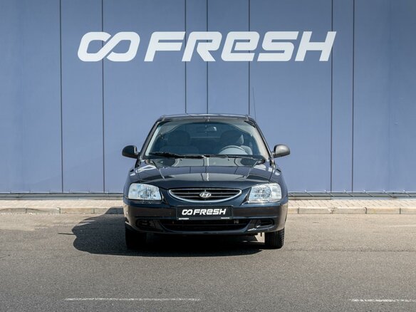 2008 Hyundai Accent ТагАЗ II, чёрный - вид 2