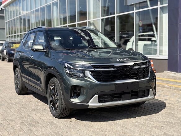 2026 Kia Seltos I Рестайлинг, зелёный - вид 6