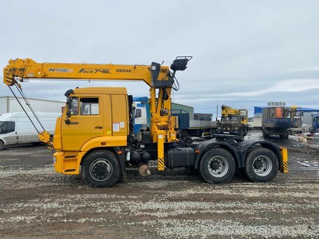 2023 КамАЗ 65116, жёлтый, 9000000 рублей, вид 2
