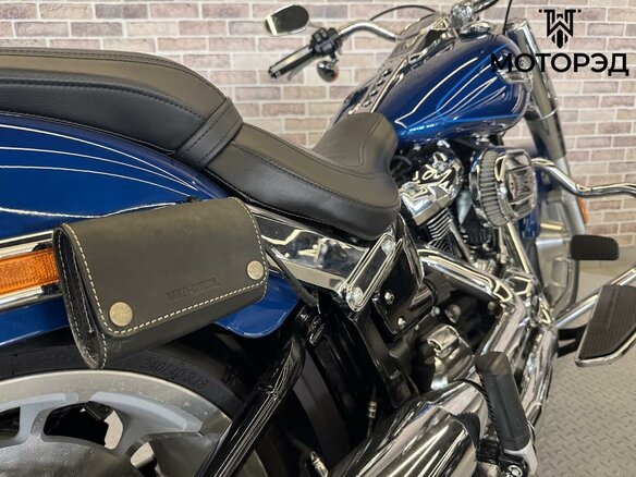 2022 Harley-Davidson Fat Boy, синий - вид 15