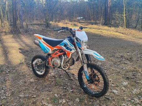 2021 Kayo Basic YX125, голубой, 55000 рублей, вид 4