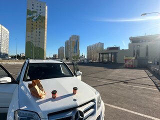 2013 Mercedes-Benz GLK-Класс 300 I (X204) Рестайлинг, белый, 1950000 рублей, вид 4