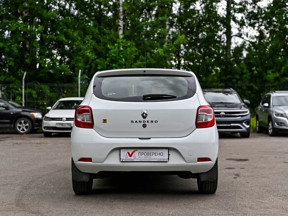 2020 Renault Sandero II Рестайлинг, белый - вид 3