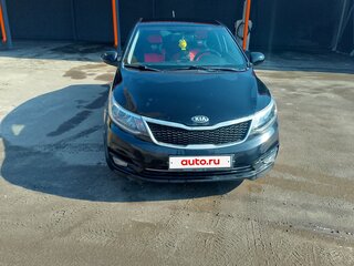 2015 Kia Rio III Рестайлинг, чёрный, 870000 рублей, вид 1