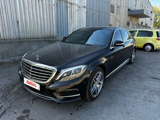 2014 Mercedes-Benz S-Класс 350 CDI BlueTEC Long 9G-TRONIC VI (W222, C217), чёрный, 3100000 рублей, вид 1