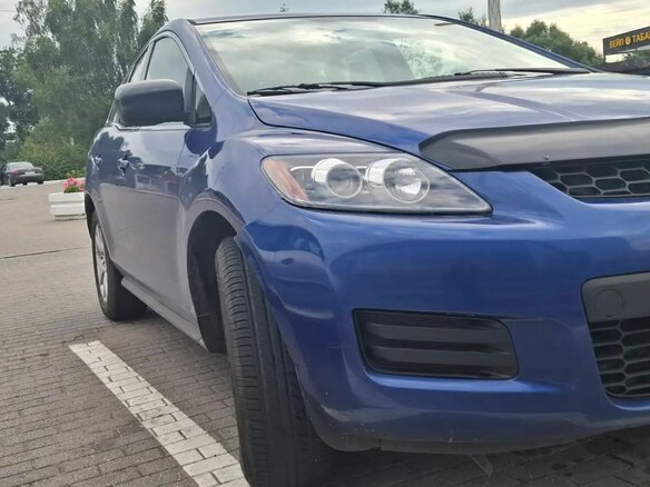 2006 Mazda CX-7 I, синий, 750000 рублей - вид 7