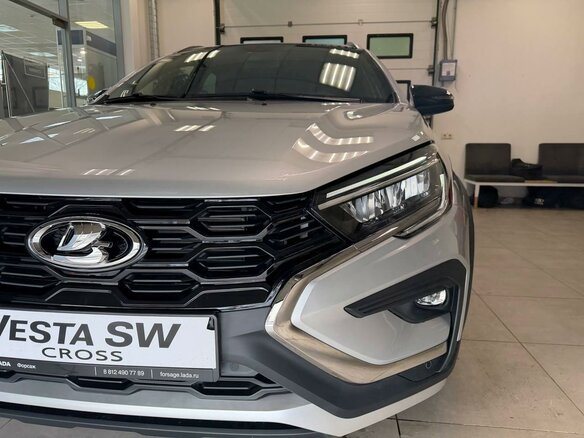 2026 Lada (ВАЗ) Vesta SW Cross I Рестайлинг (NG), серебристый, 2266000 рублей - вид 12