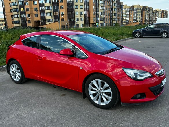 2014 Opel Astra GTC J Рестайлинг, красный, 990000 рублей - вид 10