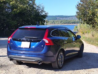 2011 Volvo V60 I, синий, 1250000 рублей, вид 4