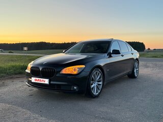 2009 BMW 7 серии Long 730Ld V (F01/F02/F04), чёрный, 1750000 рублей, вид 1