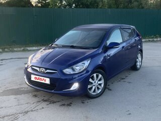 2011 Hyundai Solaris I, синий, 555000 рублей, вид 1