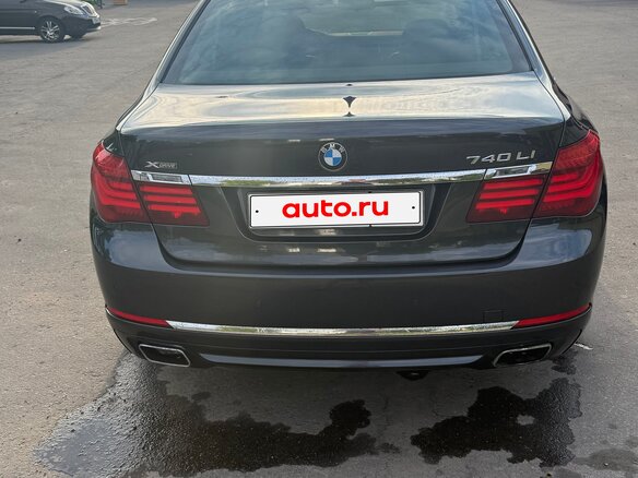 2014 BMW 7 серии Long 740Li xDrive V (F01/F02/F04) Рестайлинг, серый, 2700000 рублей - вид 5