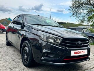 2017 Lada (ВАЗ) Vesta I, чёрный, 625000 рублей, вид 3