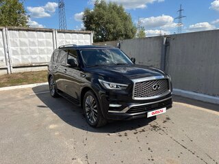 2018 Infiniti QX80 I Рестайлинг 2, чёрный, 3075000 рублей, вид 3