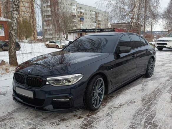 2018 BMW 5 серии 530i xDrive VII (G30/G31/G38), чёрный, 3850000 рублей