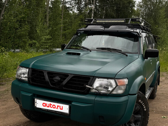 1998 Nissan Patrol V (Y61), зелёный, 900000 рублей - вид 7