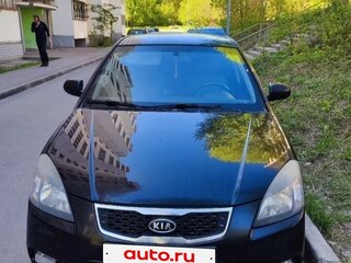2009 Kia Rio II Рестайлинг, чёрный, 400000 рублей, вид 1
