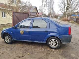 2006 Renault Logan I, синий, 180000 рублей, вид 4