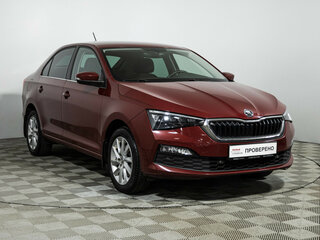 2021 Skoda Rapid II, красный, 1575000 рублей, вид 3