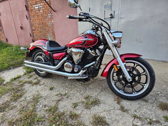 2011 Yamaha XVS950, красный, 600000 рублей - вид 9
