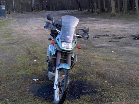 1996 Kawasaki KLE 400, зелёный, 300000 рублей, вид 5