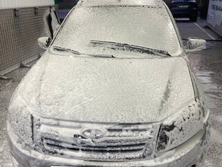 2015 Lada (ВАЗ) Granta I, серебристый, 290000 рублей, вид 4