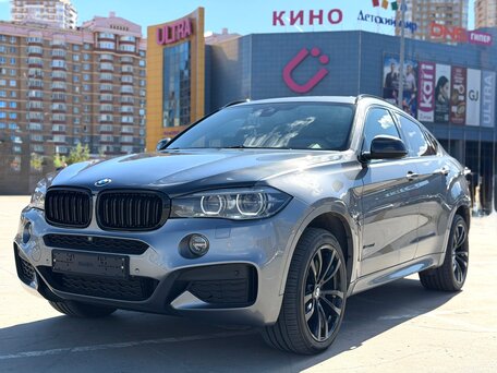 2017 BMW X6 40d II (F16), серый, 3950000 рублей, вид 1