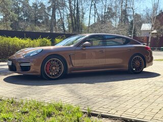 2013 Porsche Panamera Turbo Executive I Рестайлинг, коричневый, 2980000 рублей, вид 5