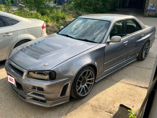 1998 Nissan Skyline X (R34), серый, 1000000 рублей, вид 3