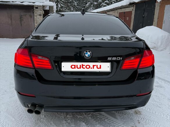 2013 BMW 5 серии 520i VI (F10/F11/F07) Рестайлинг, чёрный, 1650000 рублей - вид 5