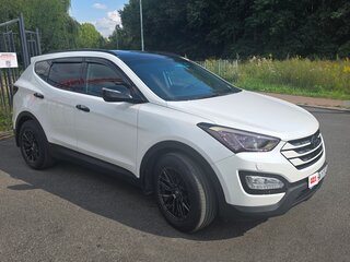 2013 Hyundai Santa Fe III, белый, 1750000 рублей, вид 3