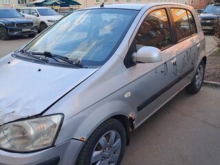 2005 Hyundai Getz I, серебристый, 265000 рублей, вид 4