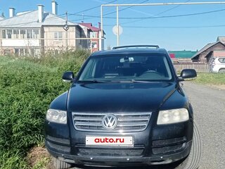 2004 Volkswagen Touareg I, чёрный, 900000 рублей, вид 1