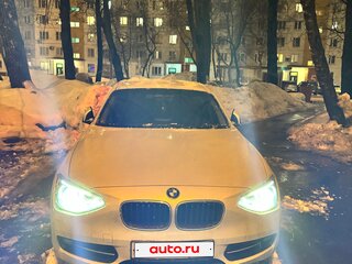 2014 BMW 1 серии 116i II (F20/F21), белый, 1600000 рублей, вид 2