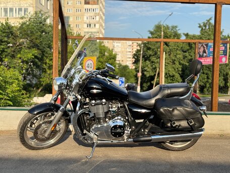 2012 Triumph Thunderbird 1600, чёрный, 920000 рублей, вид 4