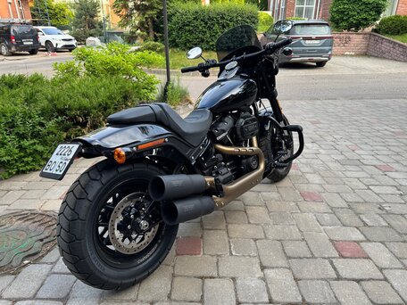 2021 Harley-Davidson Fat Bob, чёрный, 2200000 рублей, вид 4