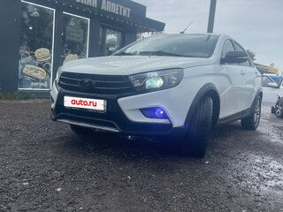 2019 Lada (ВАЗ) Vesta Cross I, белый, 970000 рублей, вид 1