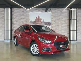 2019 Hyundai Solaris II, красный, 1645000 рублей, вид 3