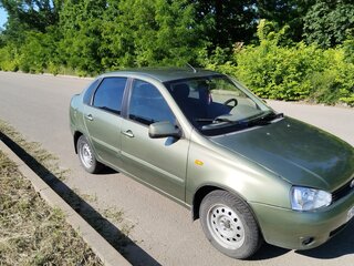 2011 Lada (ВАЗ) Kalina I, зелёный, 370000 рублей, вид 2