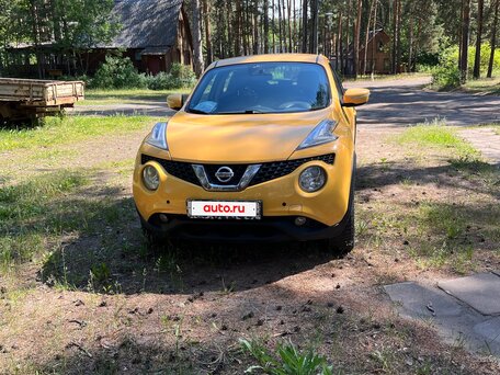 2014 Nissan Juke I Рестайлинг, жёлтый, 1100000 рублей, вид 1