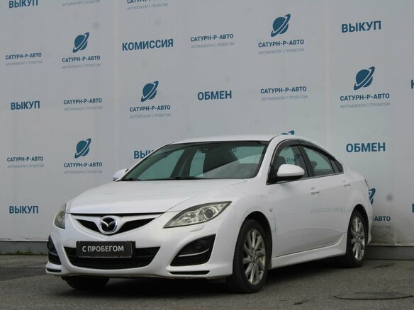 2010 Mazda 6 II (GH) Рестайлинг, белый, 790000 рублей