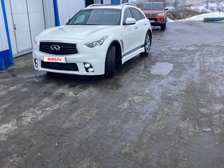 2012 Infiniti FX30d II (S51) Рестайлинг, белый, 2550000 рублей, вид 1