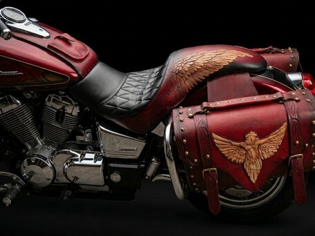 2004 Honda VTX 1800, пурпурный, 1100000 рублей, вид 2